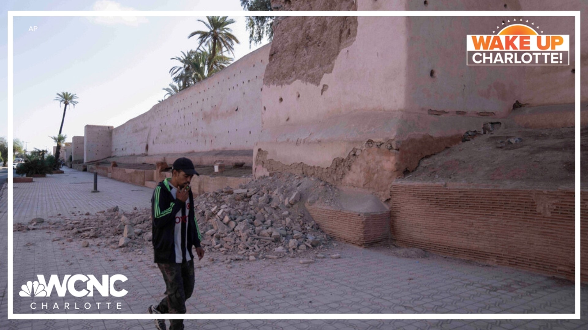 The US geological survey says the 6.8 magnitude earthquake happened around 11pm local time.