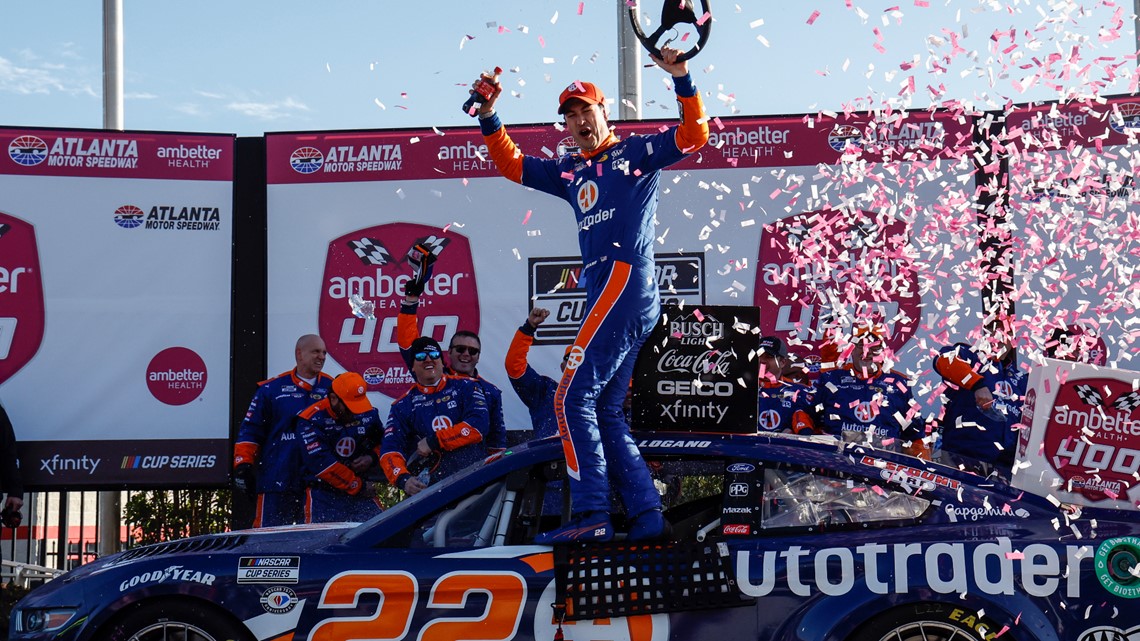 Joey Logano Wins At Atlanta With Last-lap Pass | NASCAR Results | Wcnc.com