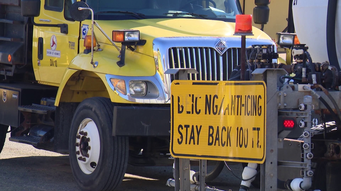 NCDOT sprays over 1 million gallons of brine on NC roads ahead of winter storm