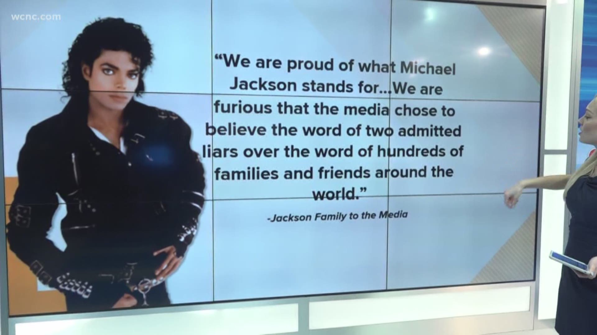 The family of Michael Jackson has filed a $100 million lawsuit against HBO over plans to air a documentary titled "Leaving Neverland," which features two men who claim Jackson sexually abused them when they were children.