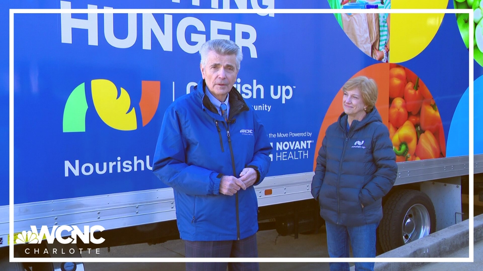 WCNC's Larry Sprinkle introduces the group Nourish Up as they help get food to families in the area who are in need.