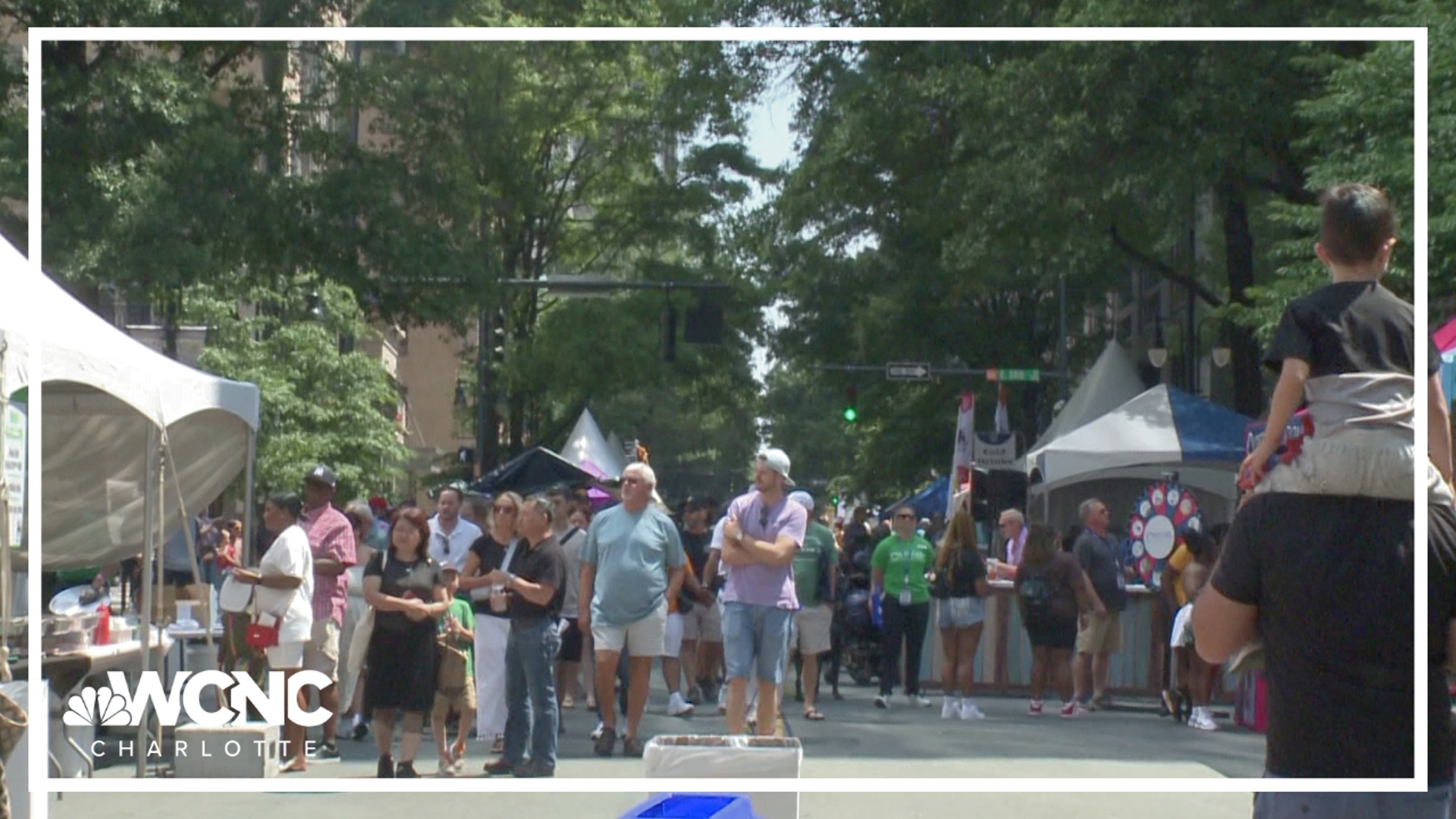 The 'Taste of Charlotte' is taking place over the next three days, allowing people to enjoy both food and performances. WCNC Charlotte's Julia Kauffman is on scene.