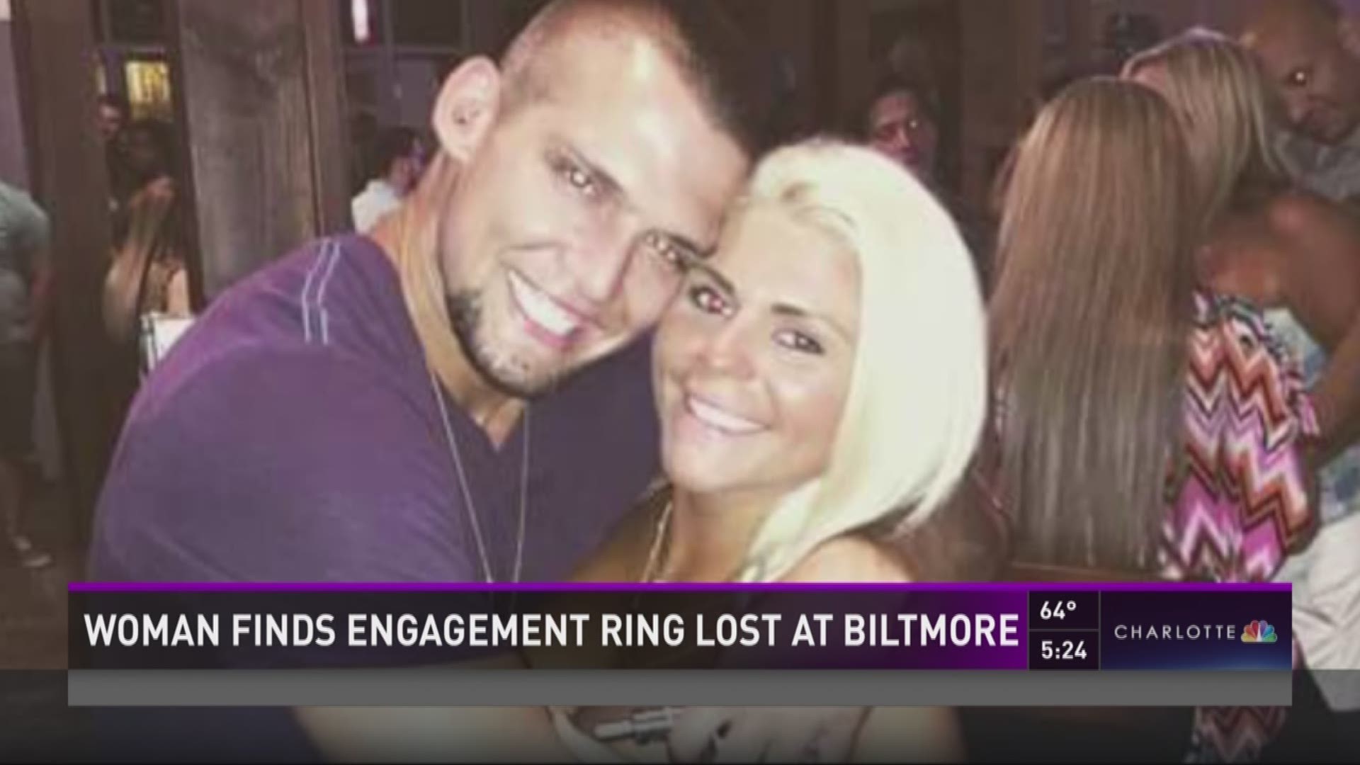 Woman finds engagement ring lost at Biltmore