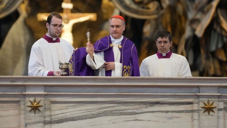 Cardinal performs rite to restore Vatican altar desecrated by man's naked protest