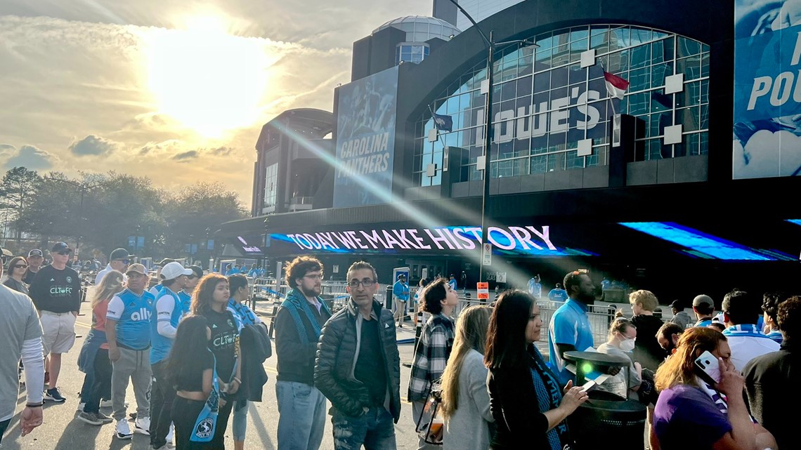 Bank Of America Stadium Plays Host To The Cincinnati FC Vs Charlotte FC  Major League Soccer Game In Charlotte, North Carolina, USA.The Charlotte FC  Defeats The Visiting FC Cincinnati 2-0 In Regulation