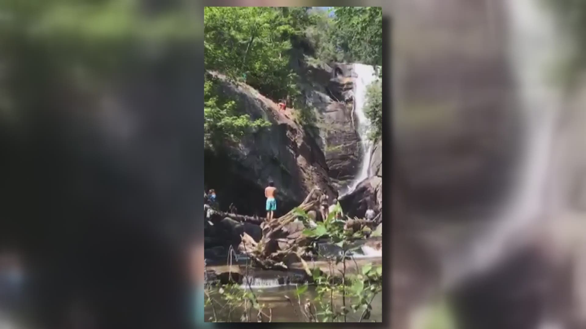 Cameron Stewart and friends were enjoying a nice day at Paradise Falls in North Carolina when his attempted backflip landed wrong causing a serious neck injury.