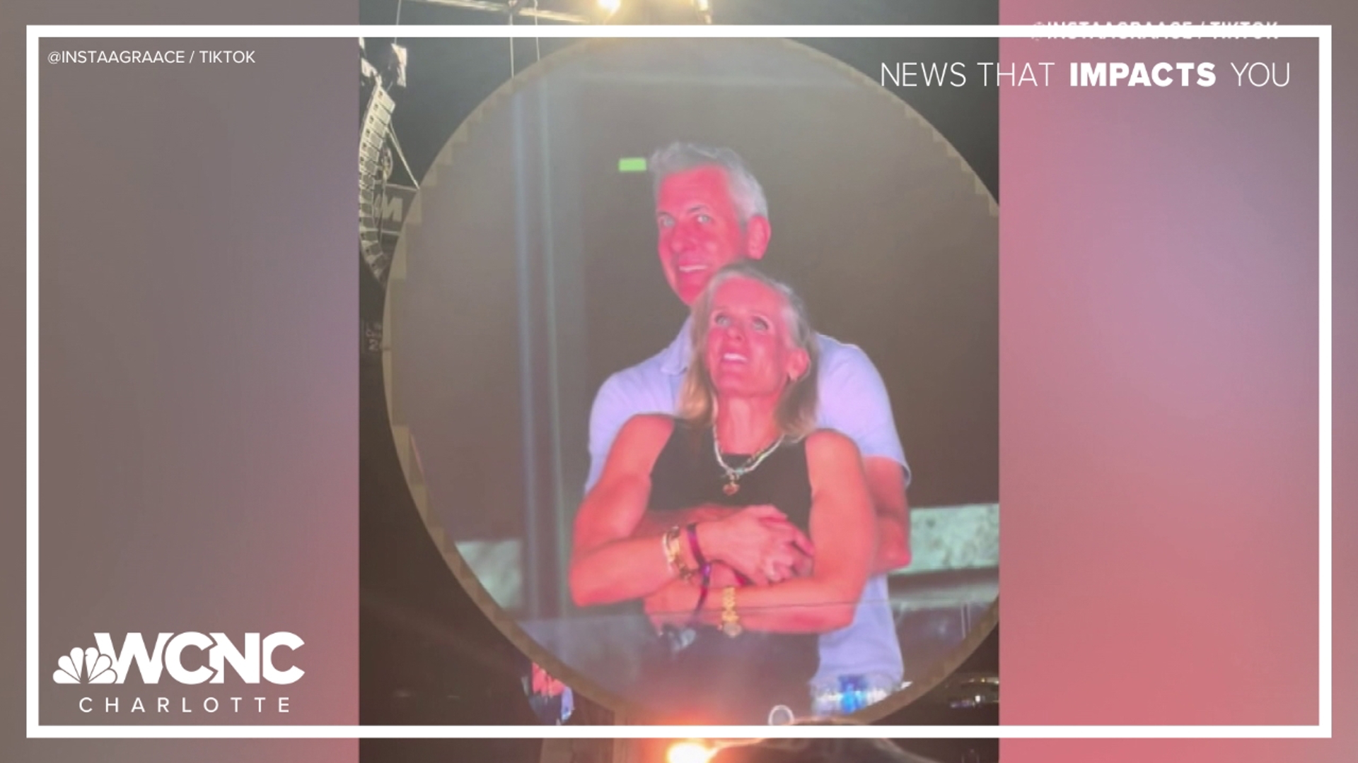 A kiss camera moment at a Coldplay is going viral after exposing a couple having an affair.