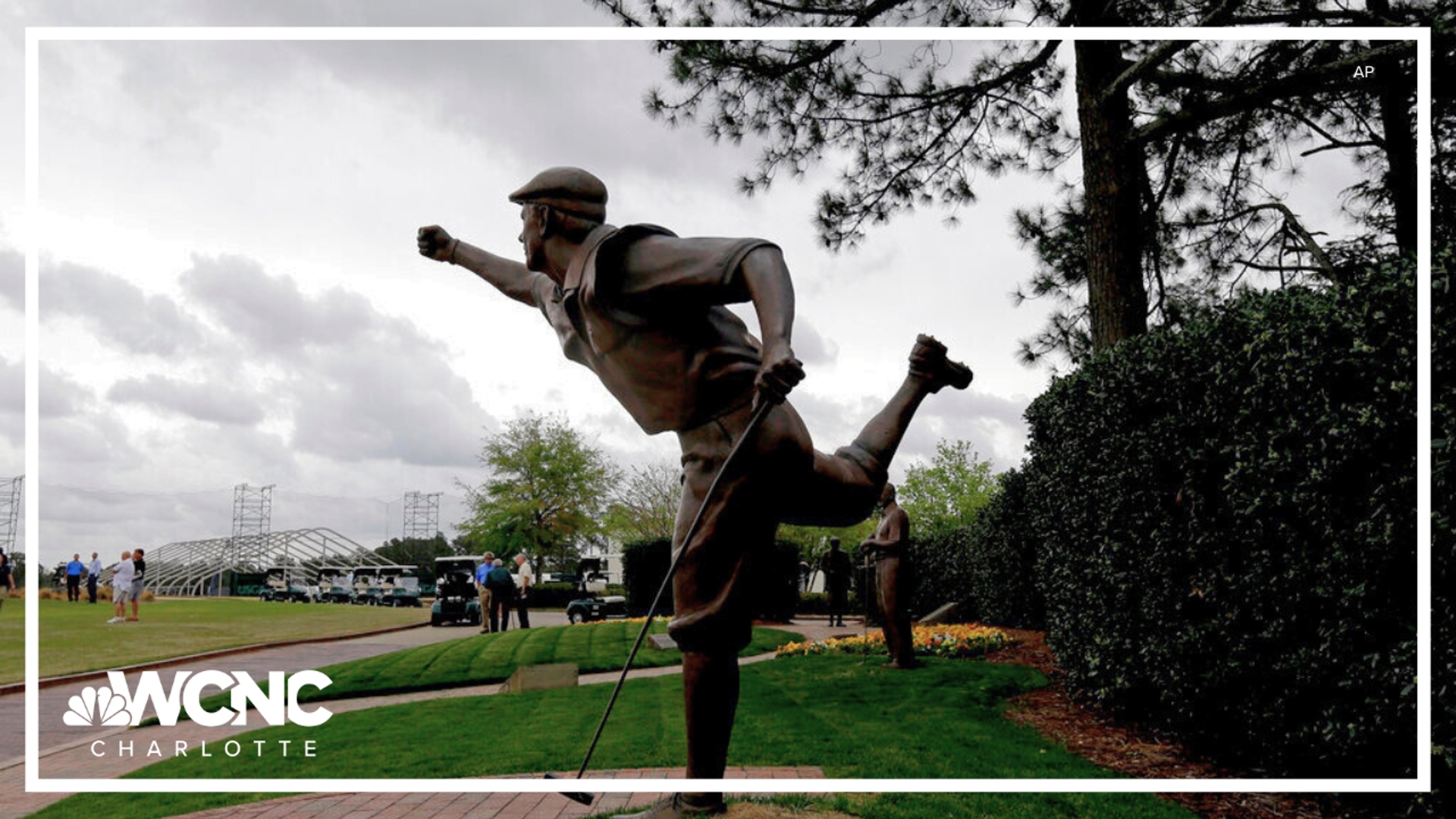 For the week of the 124th U.S. Open, it’s been placed at the entrance to the grounds to allow for more visitors.