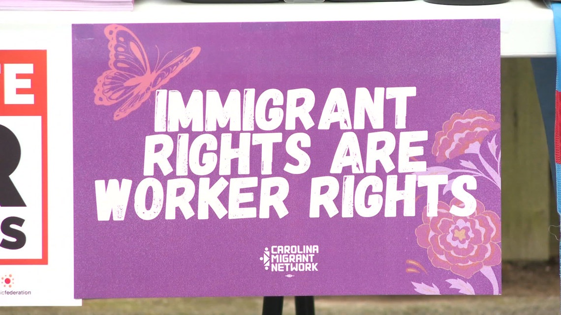 May Day march in east Charlotte calls for worker, immigration protections