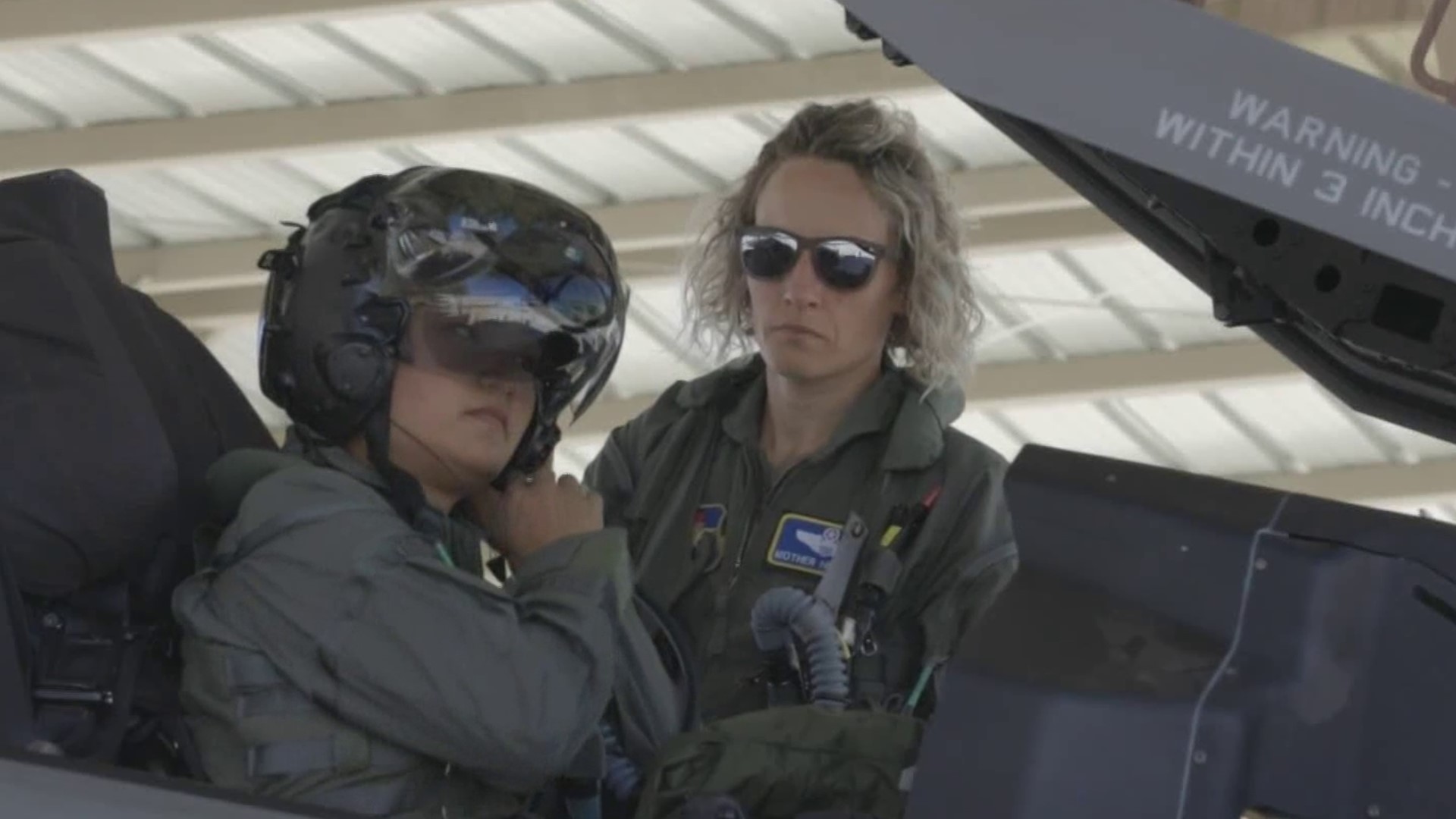 Lockheed Martin's first female F-35 test pilot flying in Carolinas
