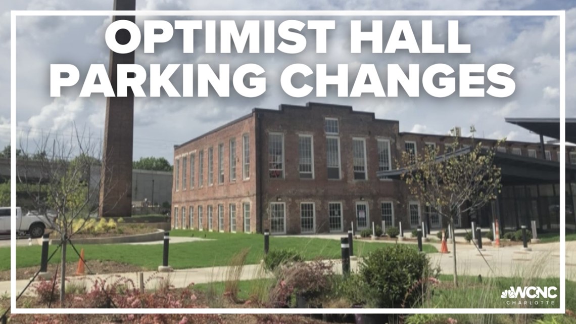 Parking changes in effect at Optimist Hall