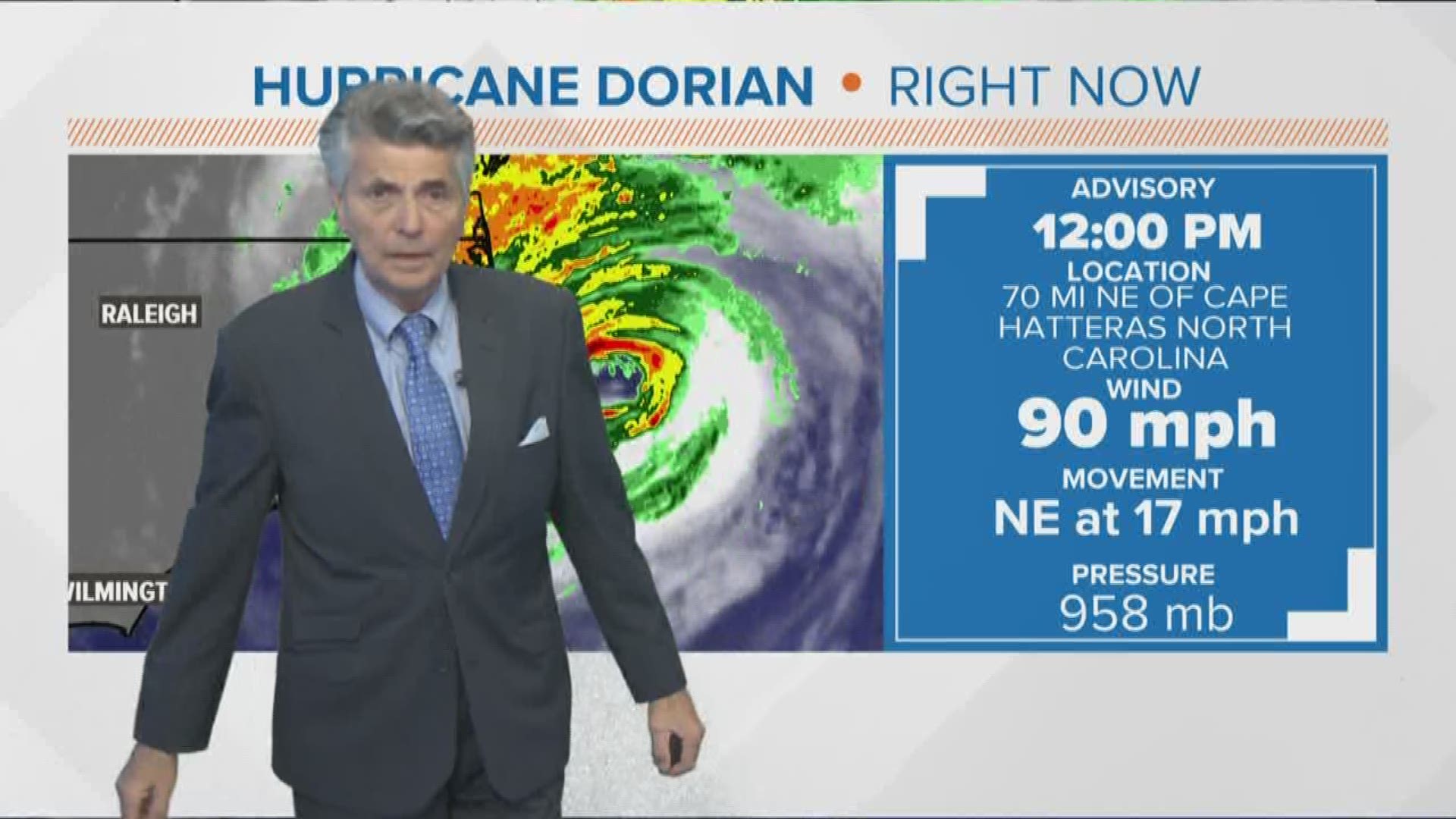 Hurricane Dorian: Noon update
