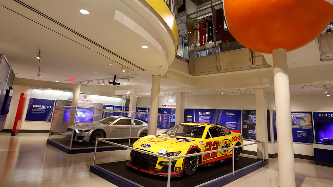 New NASCAR Hall Of Fame Exhibit On Next Gen Ford Mustang Race Car ...