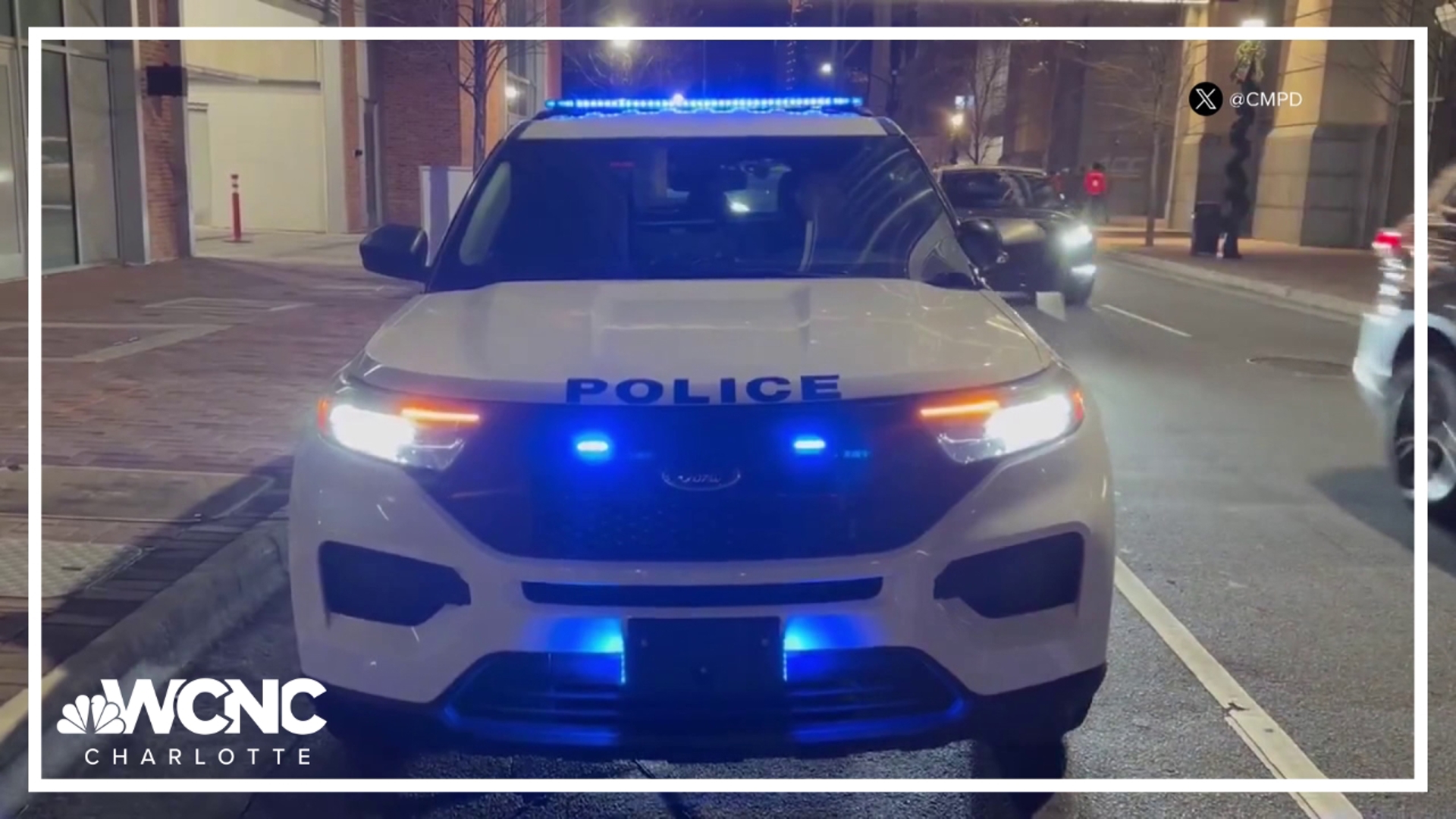 The department says you can expect to see more police cruisers on the street with steady blue lights on.