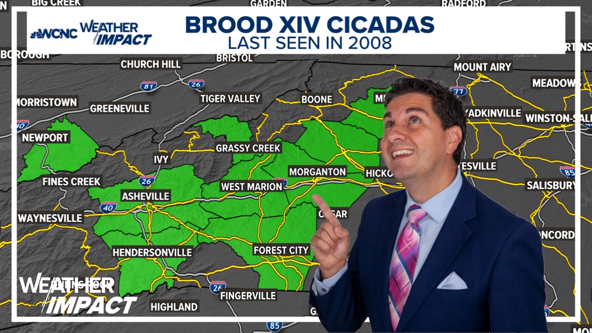 This brood will burst through the dirt in NC for the first time in 17 years. WCNC's Chris Mulcahy looks at what we can expect. 