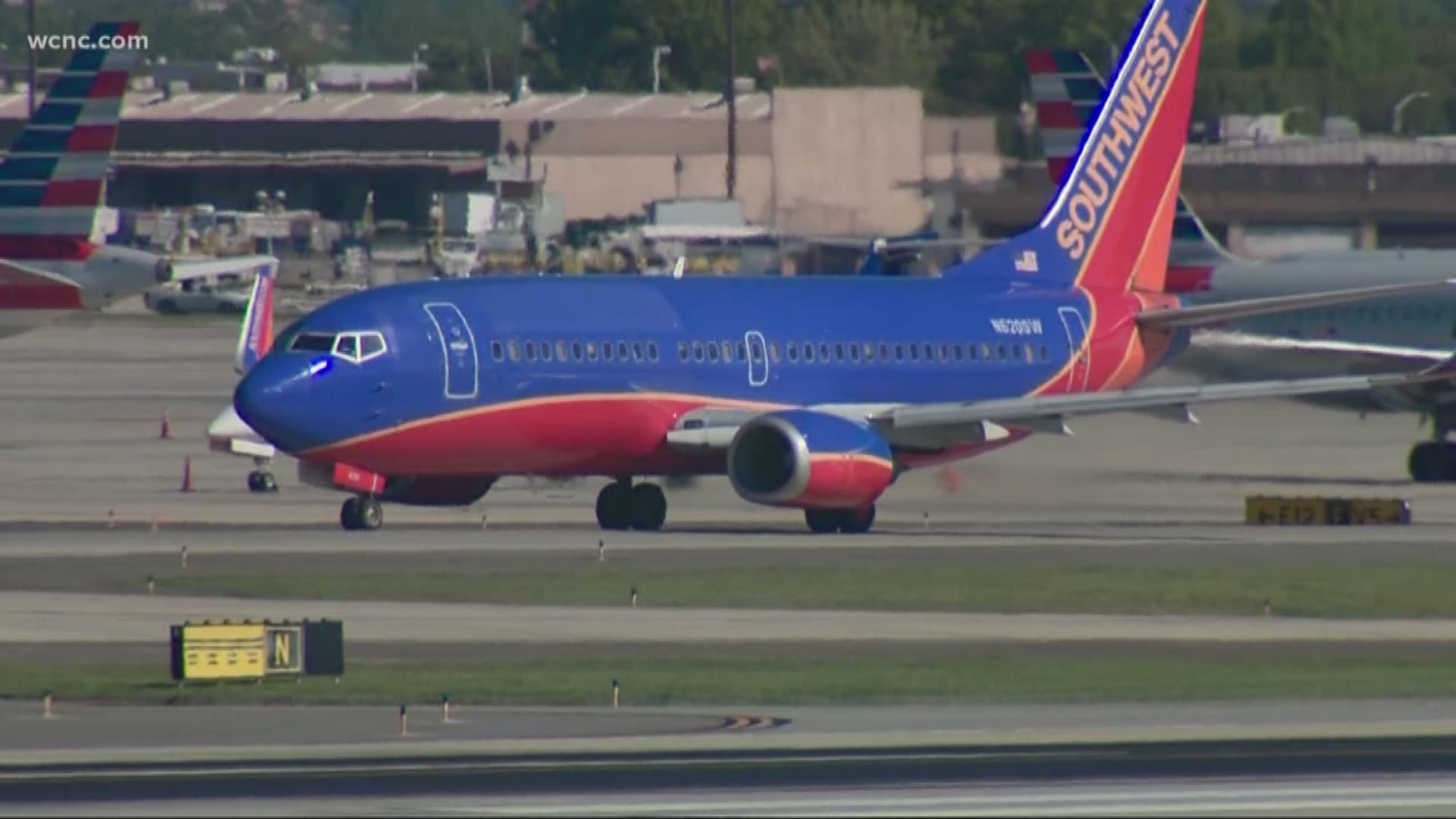 Investigators say Southwest Airlines flight 1380 landed at a high rate of speed.