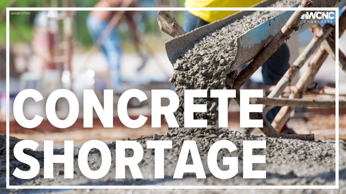 Concrete shortage slowing down construction