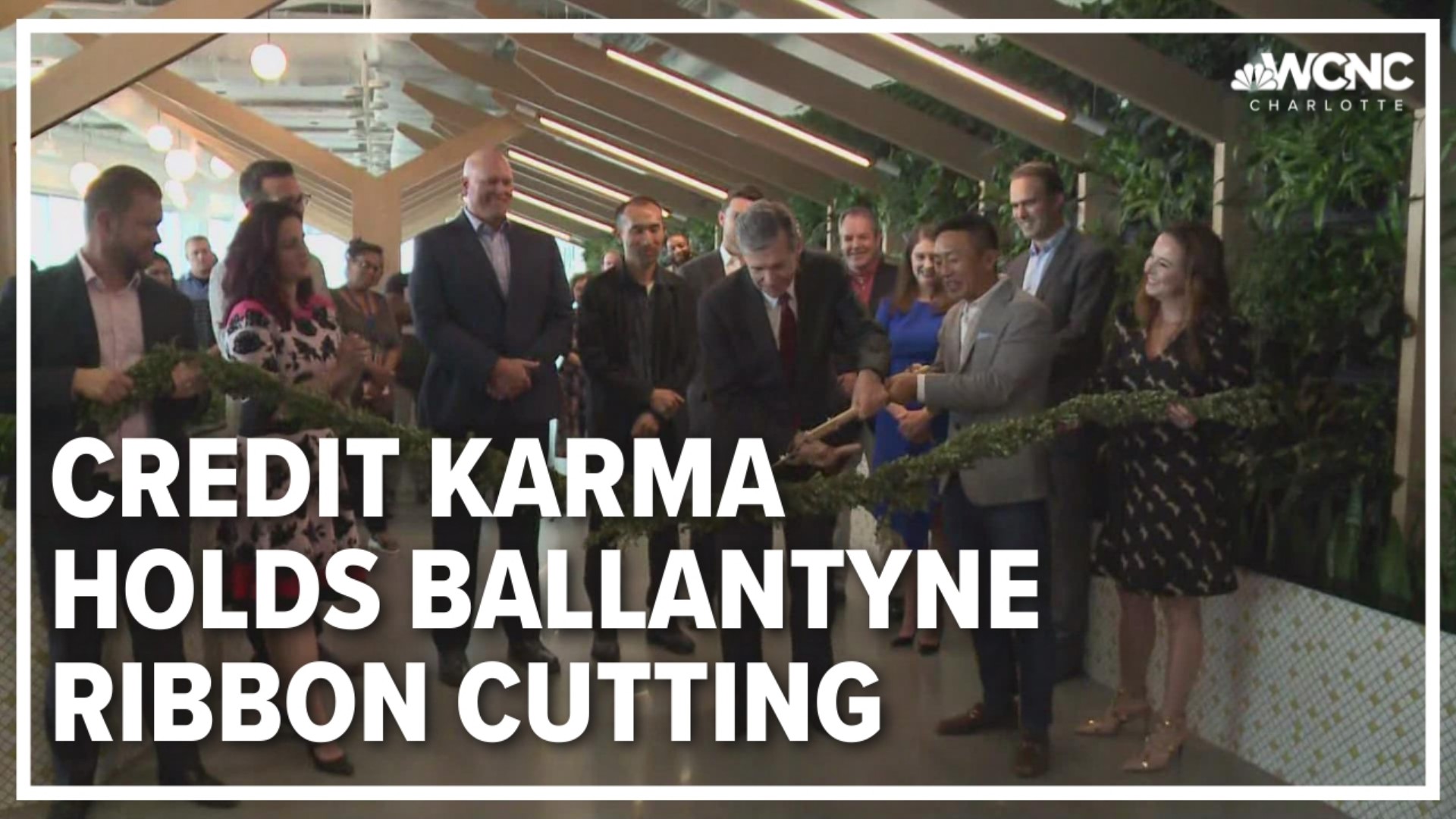 Credit Karma is investing $13 million and expects to hire more than 600 employees in Charlotte in the coming years. Gov. Cooper was on hand for the ribbon cutting.