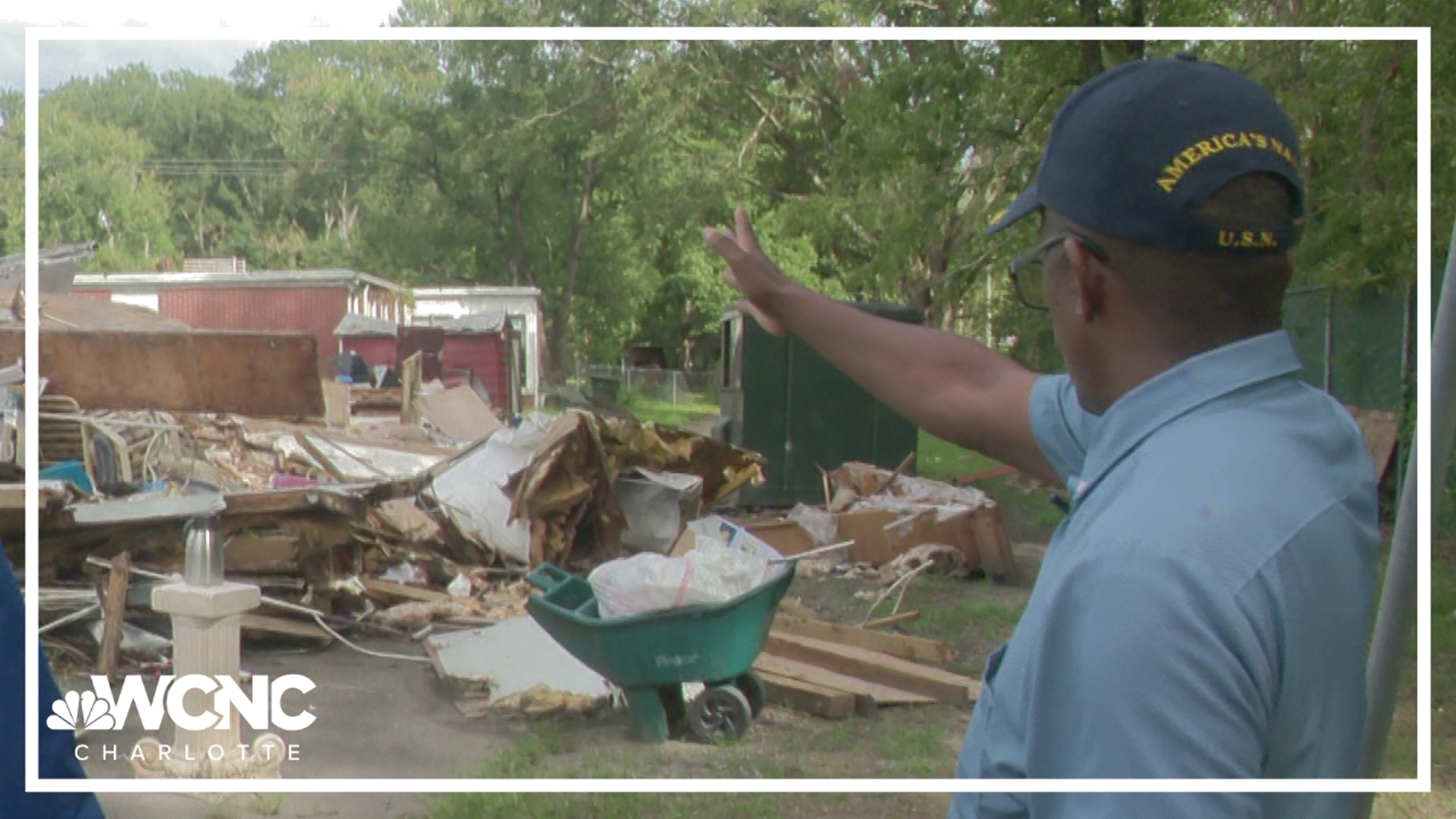 The pastor and many others in the community are still dealing with the high costs of dealing with the damage from April's storms.