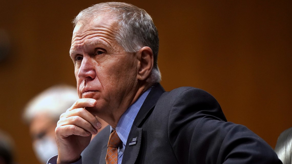 Tillis says Biden should've acted sooner on Russia but current sanctions are 'having an impact'