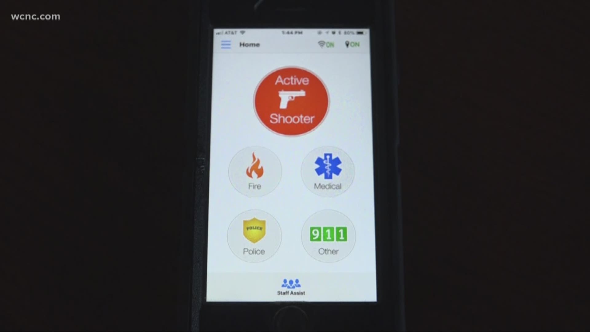 A new app is able to get information to first responders in just seconds if needed in one South Carolina school district 