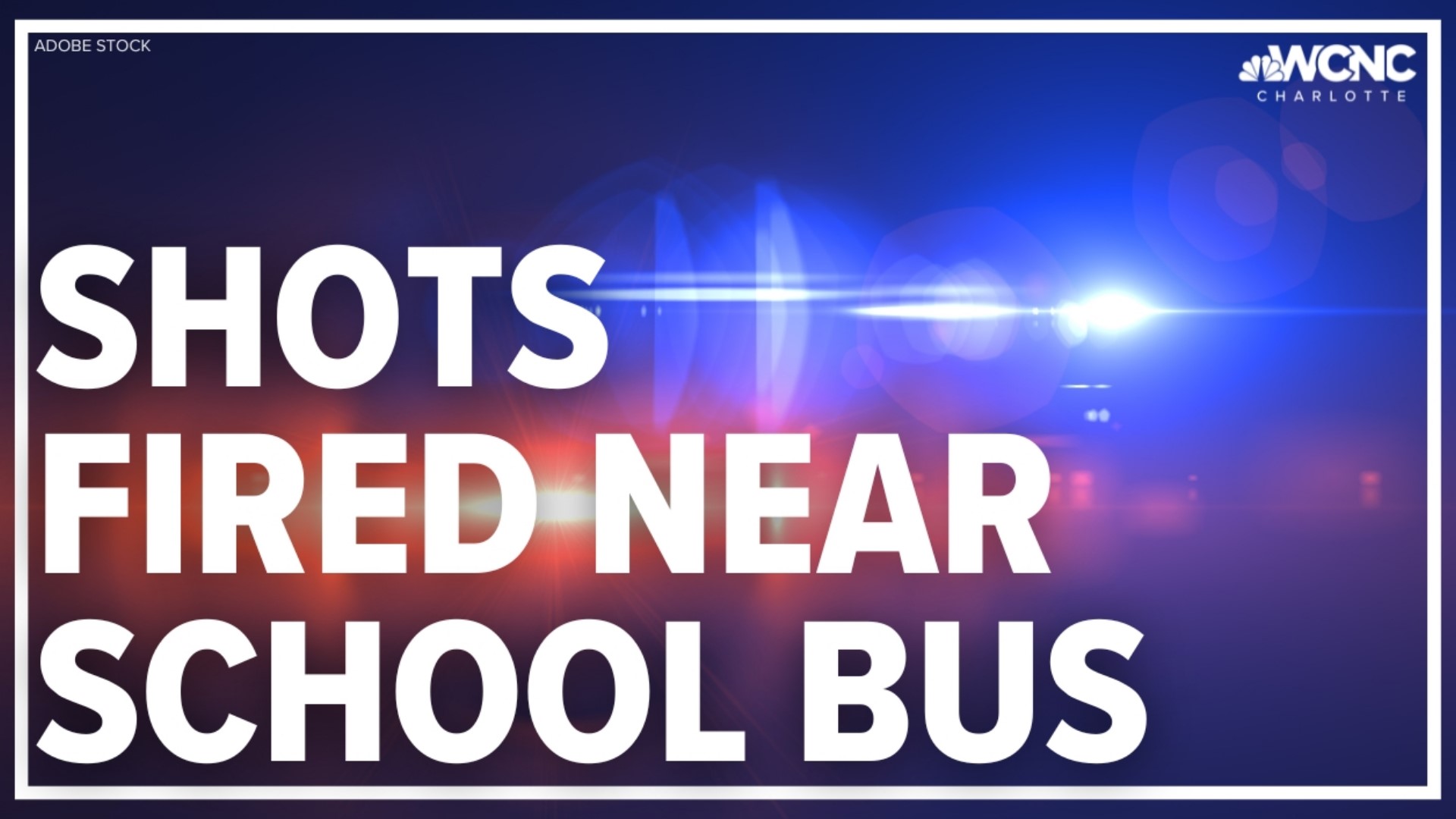 Police are investigating a shooting that occurred in front of a Charlotte-Mecklenburg Schools bus on Tuesday.