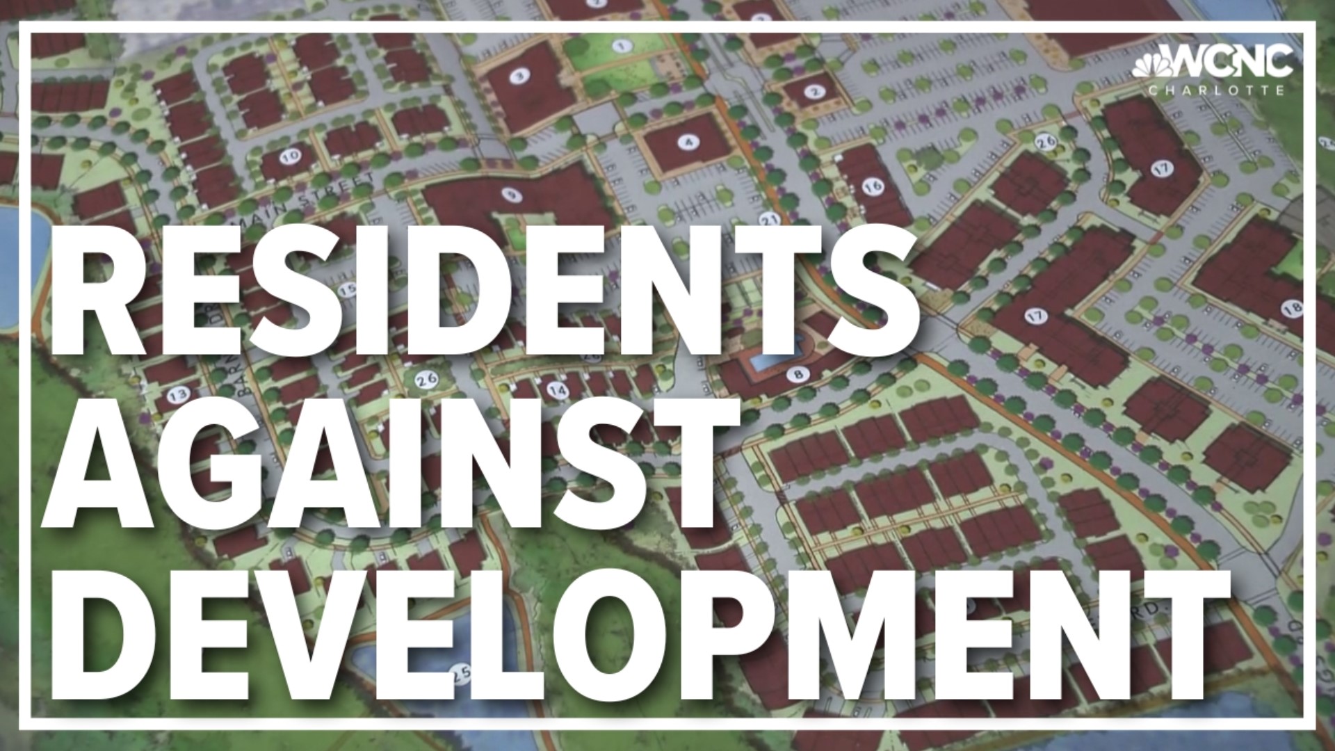 Matthews residents are hoping to stop a large town home and apartment community from being built on Idlewild Road.