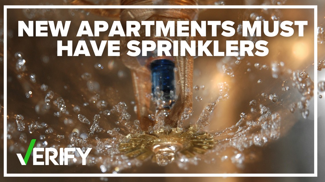 Yes, sprinklers are now required in new apartments | wcnc.com