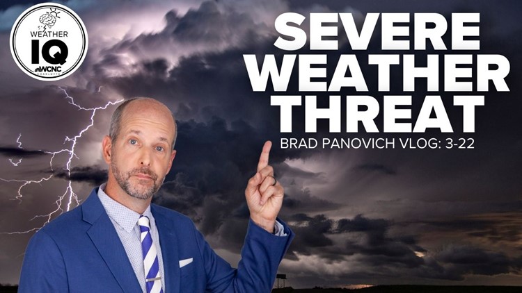 Severe storms possible Wednesday: Brad Panovich VLOG 3-22-22