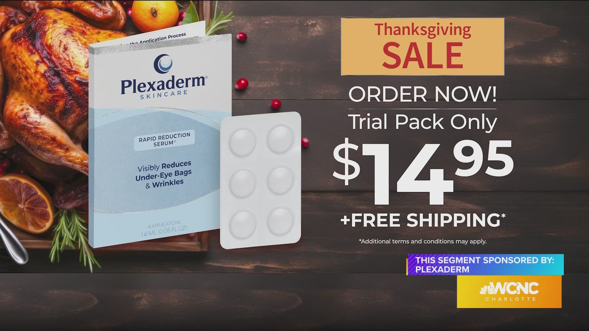 Plexaderm can reduce under eye bags and smooth out wrinkles