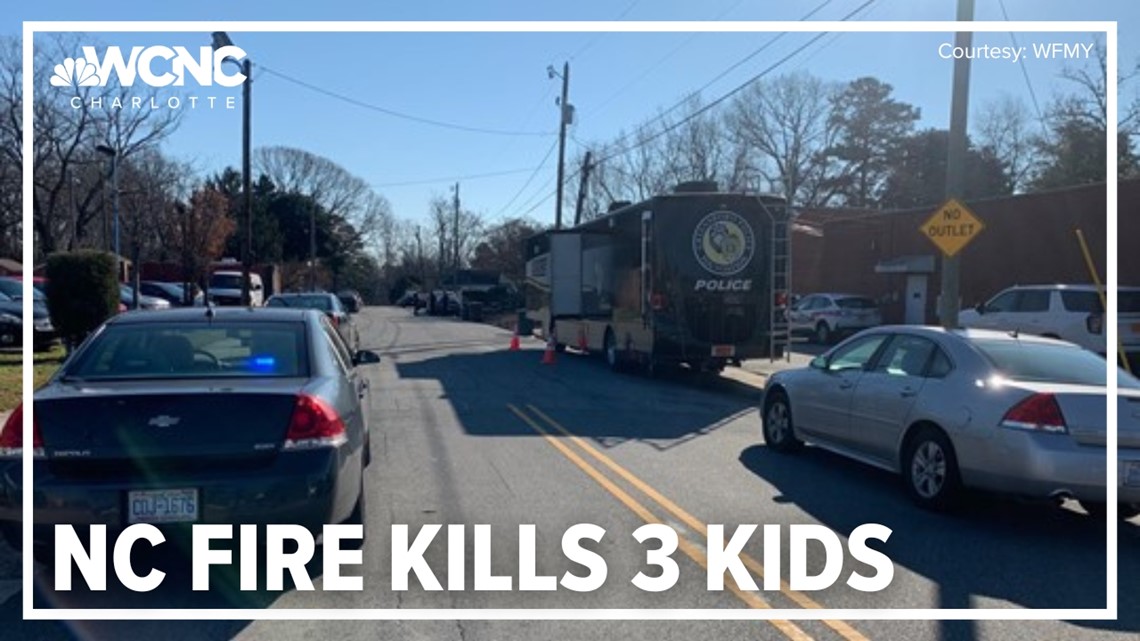 3 children killed in NC house fire
