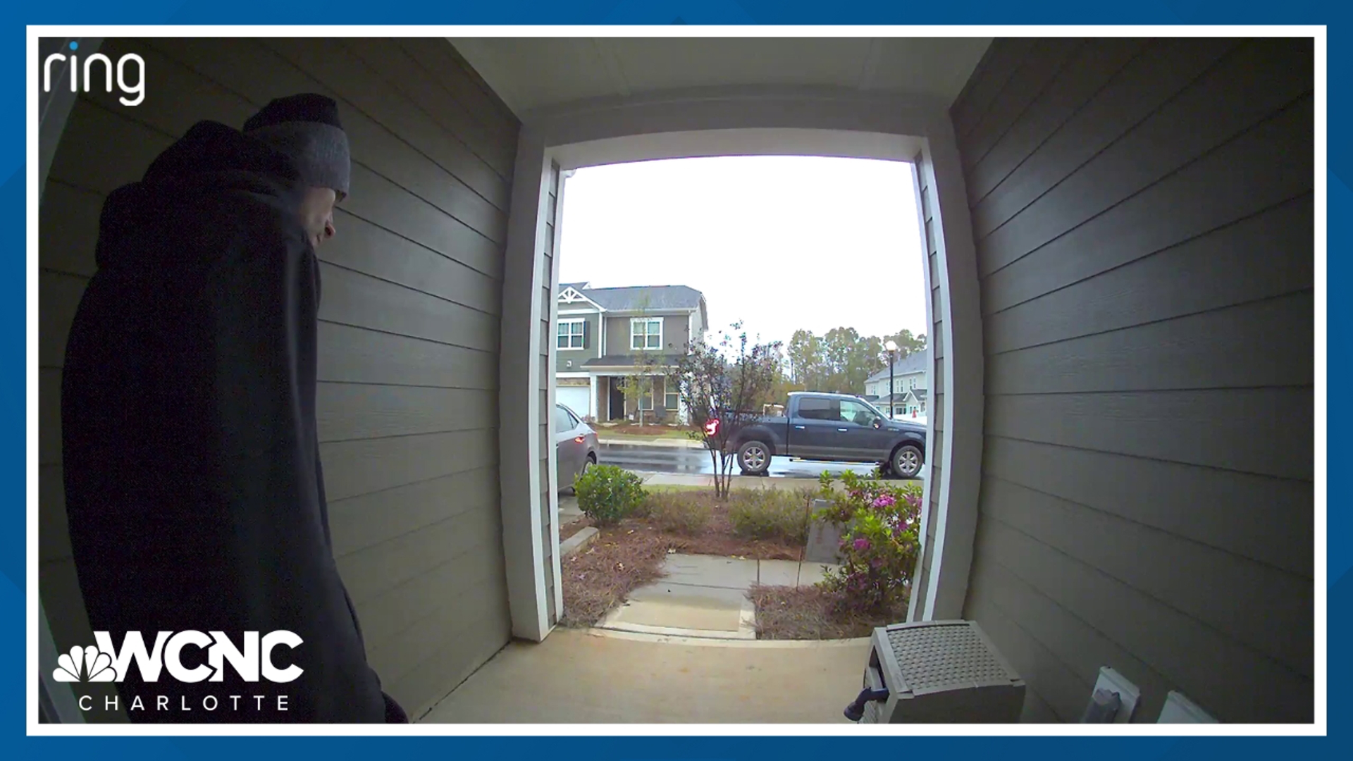 A west Charlotte man's in disbelief after a man armed with a gun tried to break into his home on Thursday. The incident was caught on his Ring camera.