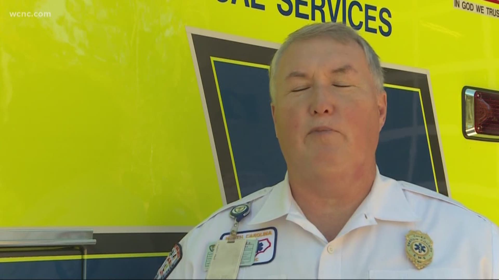 Gaston County unveiled new brighter ambulances to get attention of drivers and to prevent confusion.