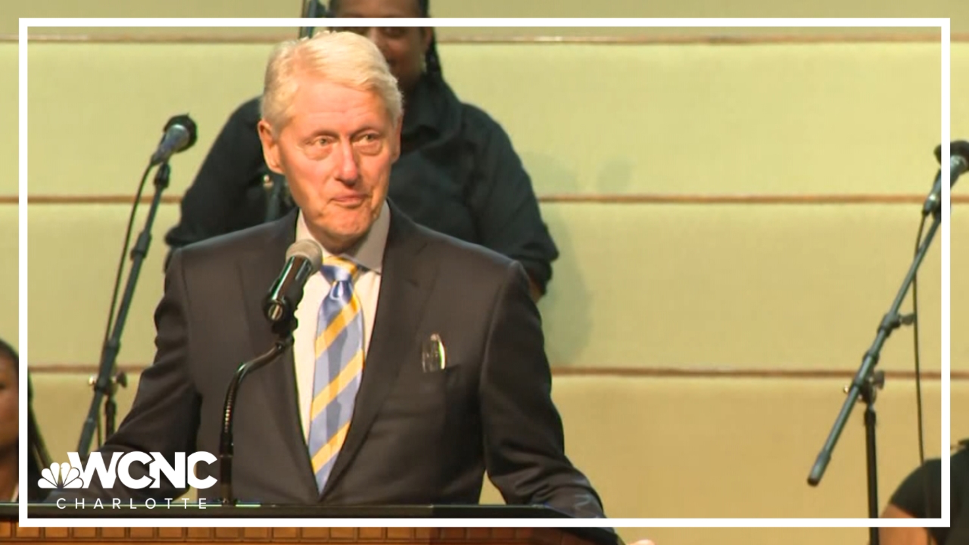 Clinton was at the St. Paul Baptist Church near Uptown, saying unity is a major factor of this election.