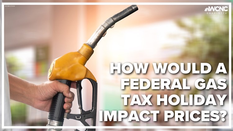 How would a federal gas tax holiday impact prices at the pump?