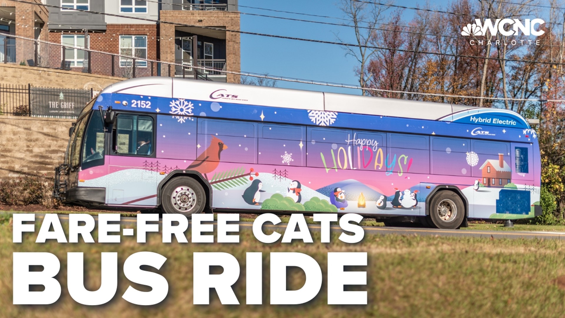 Holiday-themed CATS bus in Charlotte are free | wcnc.com