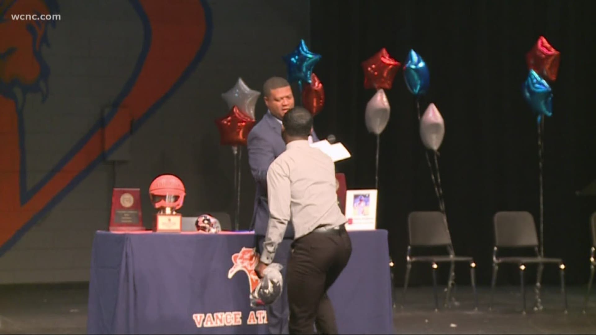 A number of athletes at Vance High School and throughout the Carolinas will officially be playing at the collegiate level next year.