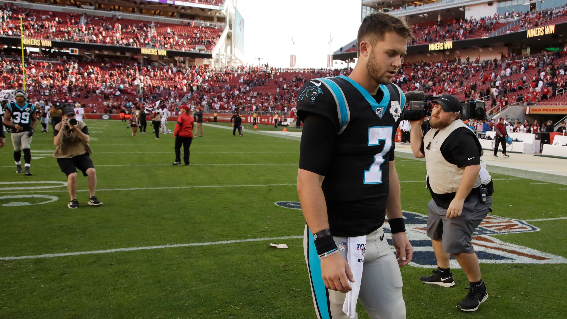 Words alone aren't enough to describe the Panthers' 51-13 loss at San Francisco.