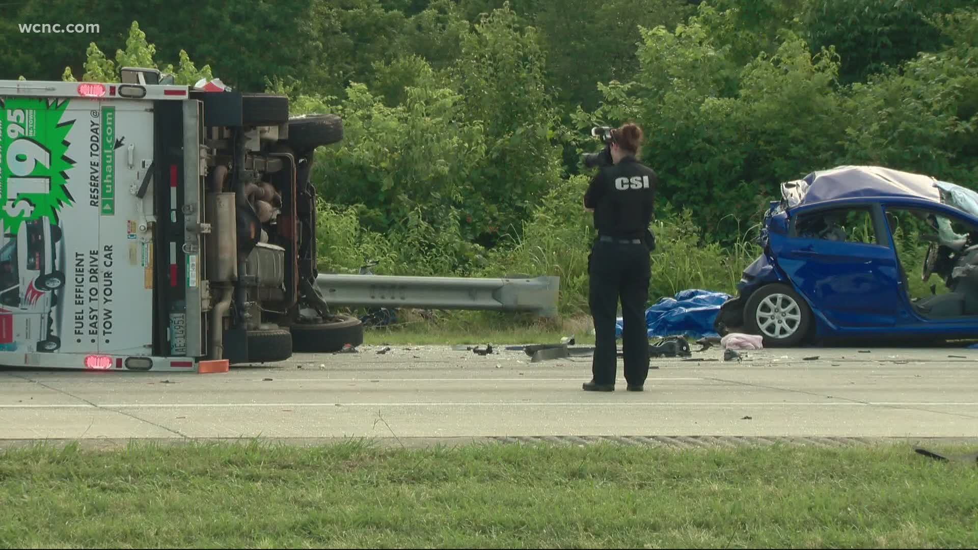 A tragic crash Sunday kills one woman and sends an infant to the hospital in critical condition.
