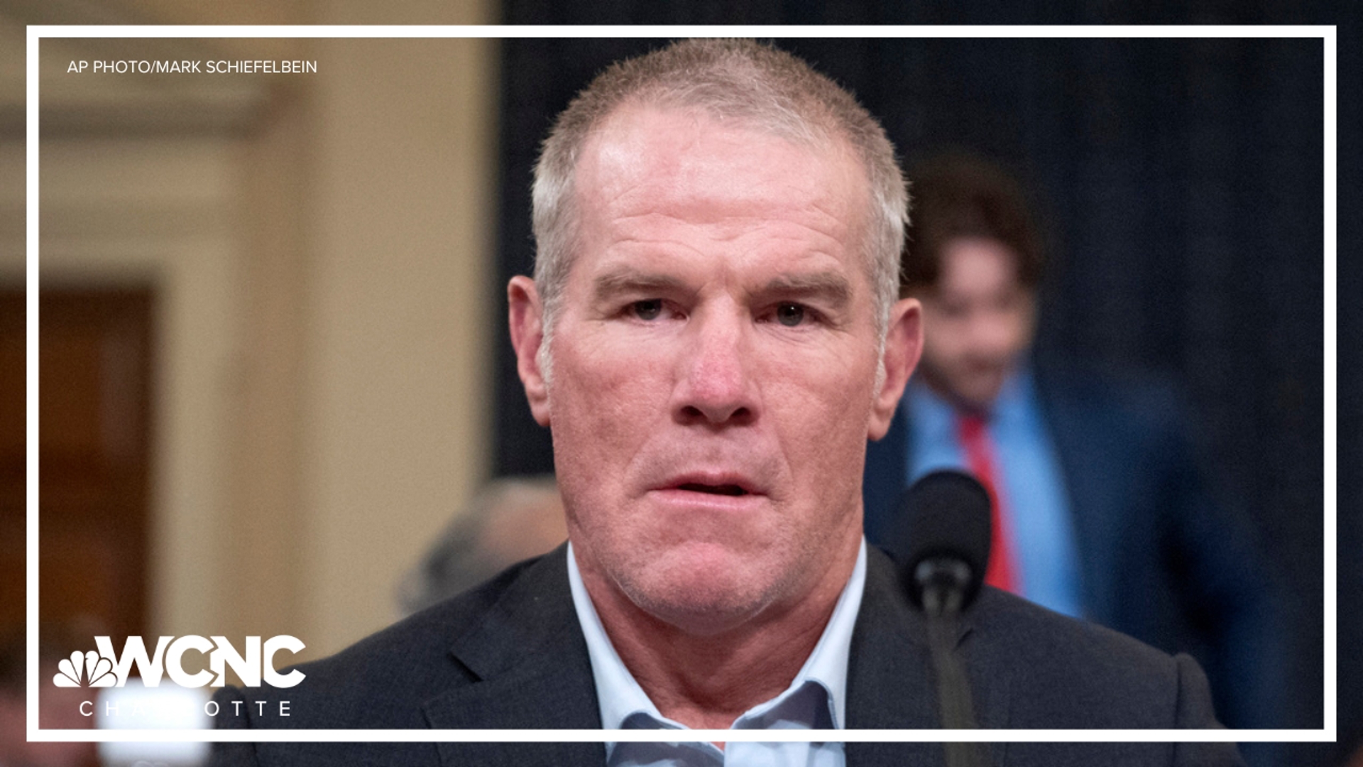 Favre brought it up during a congressional hearing into the alleged misuse of Mississippi welfare funds.