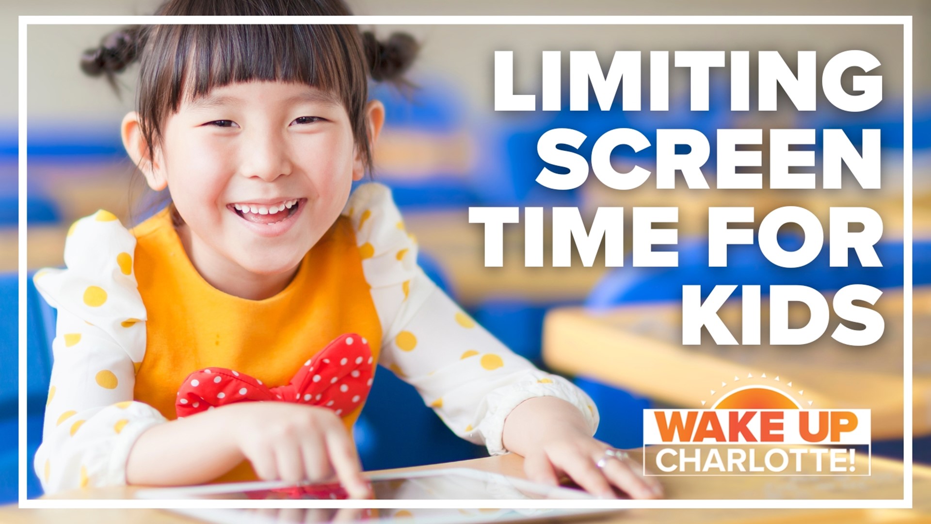 The Kaiser Family Foundation said kids ages 8 to 18 spend more than seven hours a day in front of a screen, just for entertainment purposes.