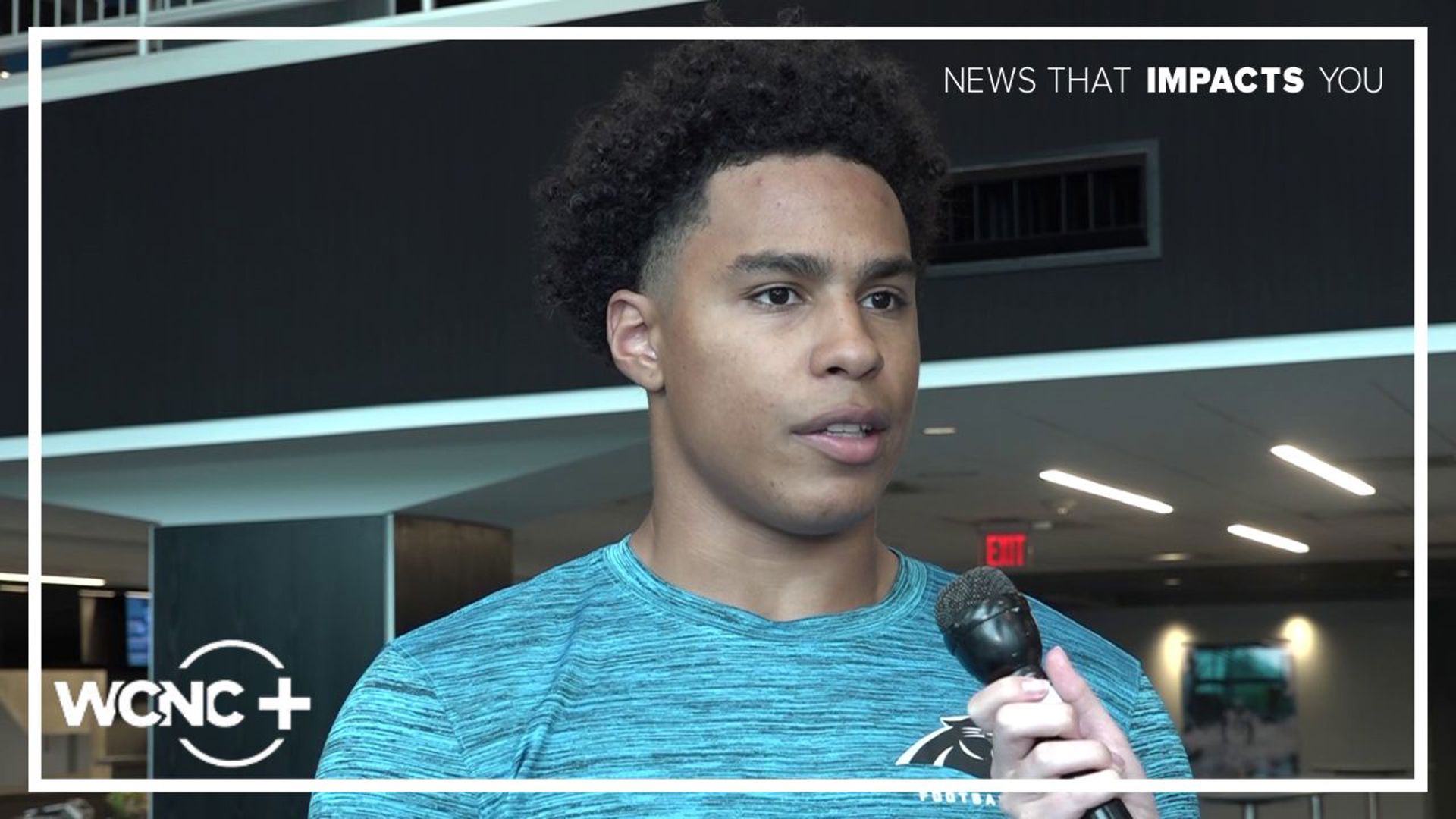 Carolina Panthers wide receiver Jalen Coker chats about training camp, his progress in the offense and expectations for the team in 2025.