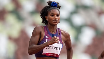 Charlotte's Anna Cockrell qualifies for finals in the women's 400m hurdles