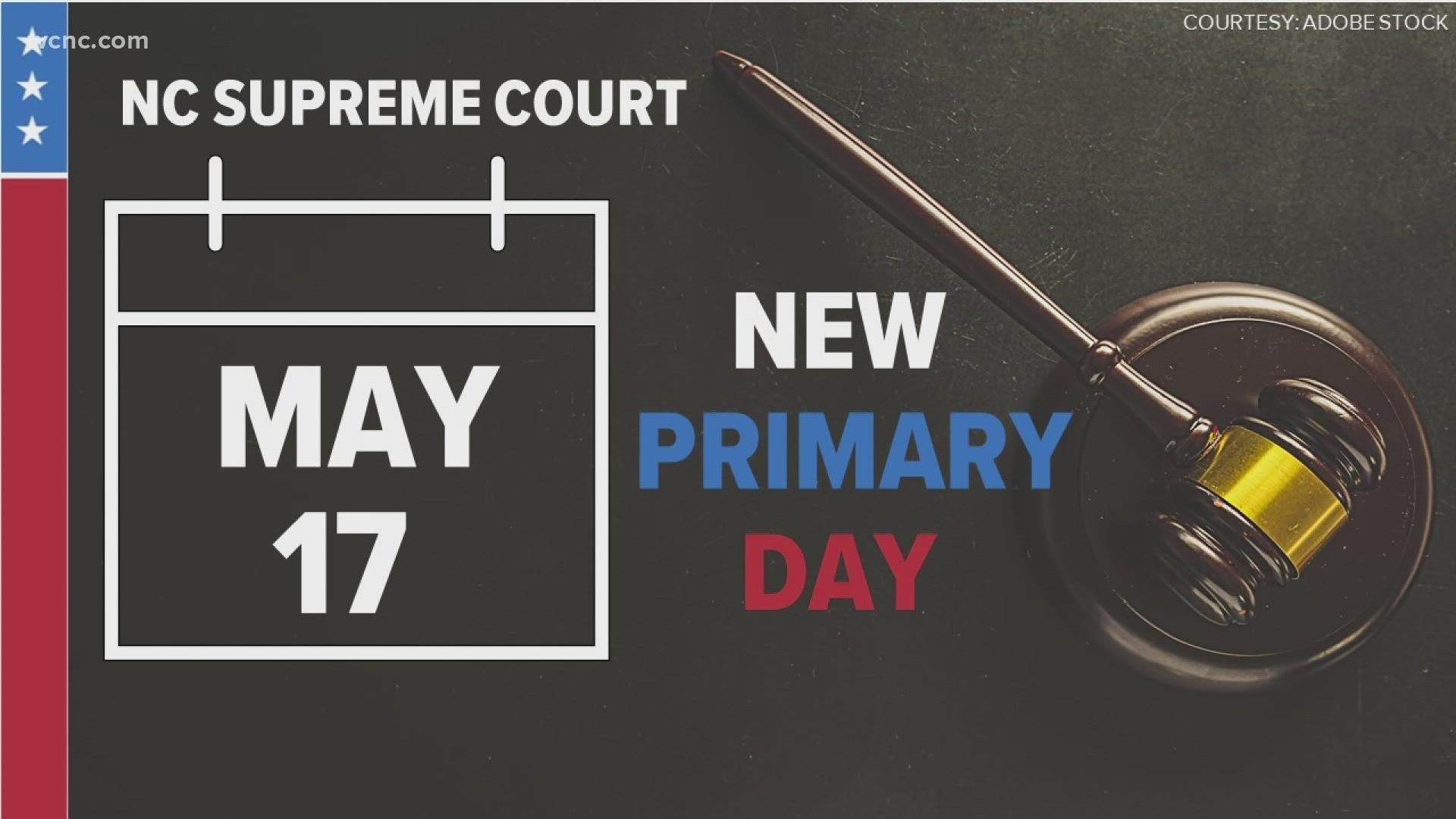 The NC Supreme Court issued an order on Tuesday pushing back election primaries over two months. It comes amid challenges to new electoral maps within the state.