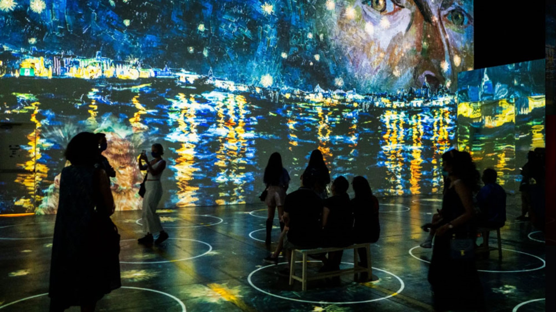 The Immersive Van Gogh exhibit opens Thursday in Camp North End.