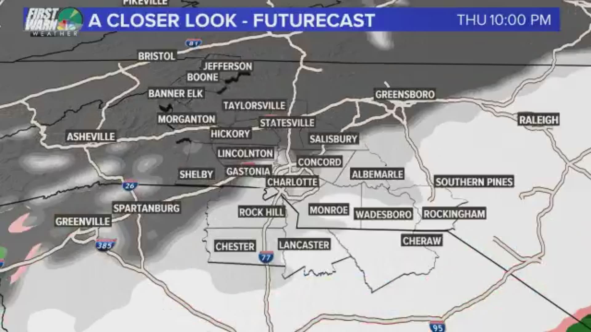 FUTURECAST: How long will the snow last in Charlotte?