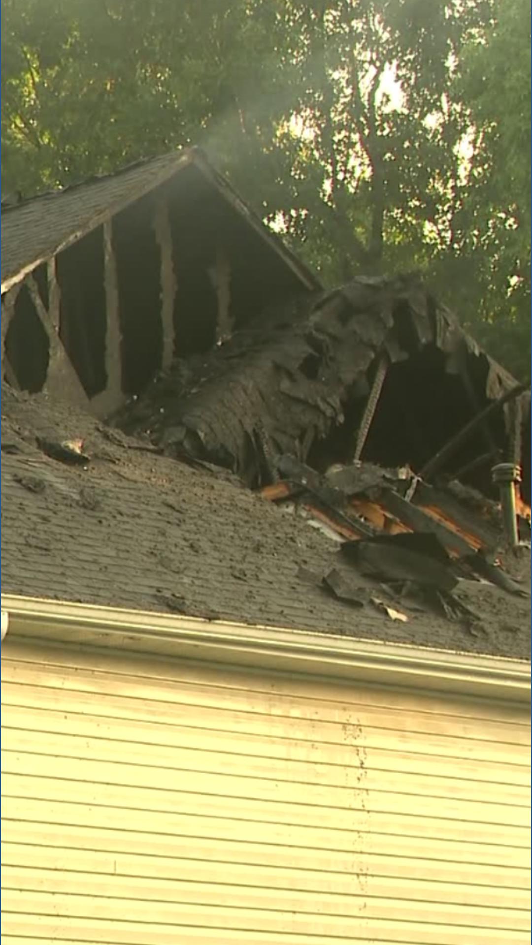 Lightning strike causes house fire in Pineville | wcnc.com