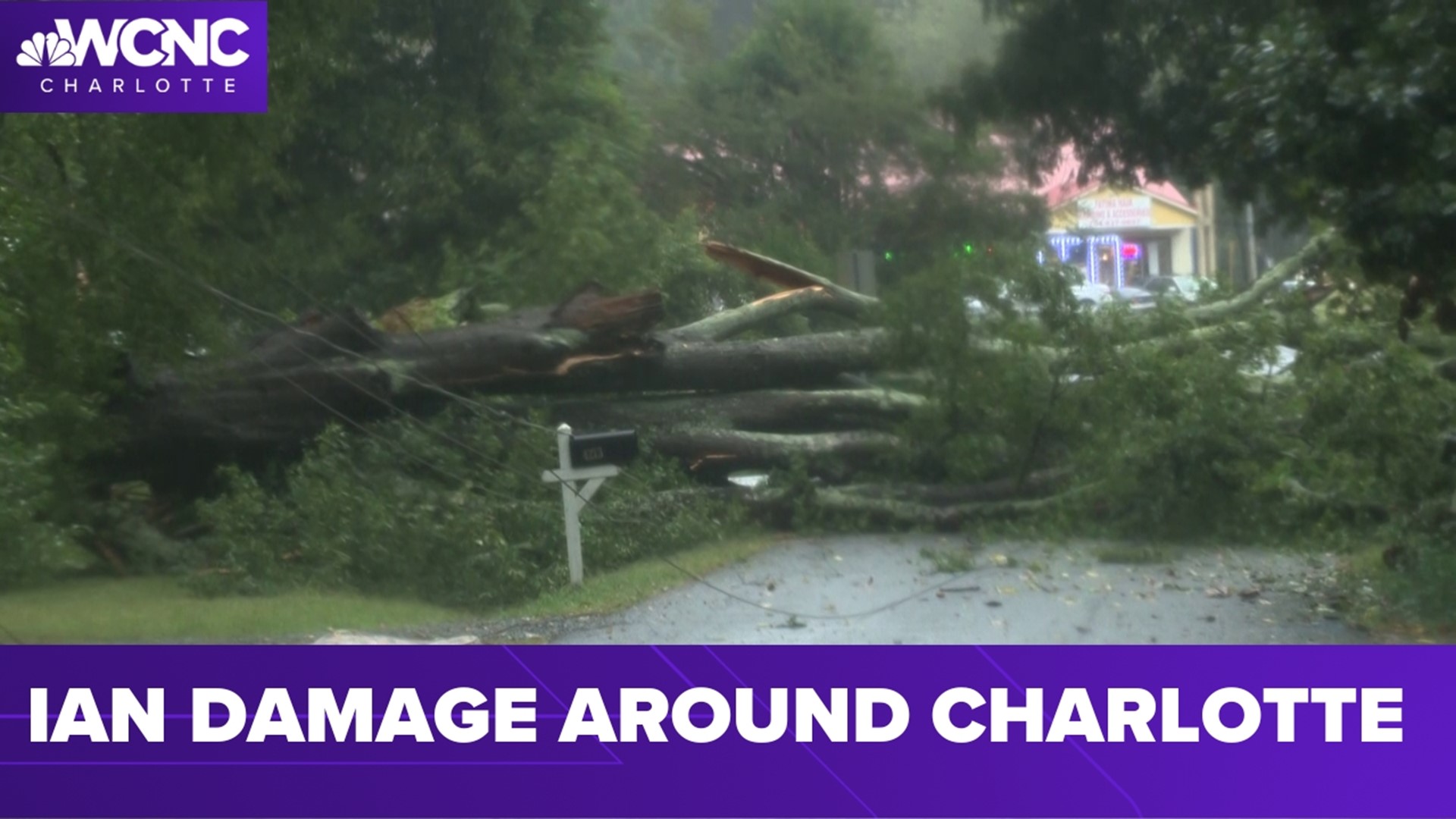 The Charlotte Fire Department responded to 108 storm-related calls. Damages consist of trees on homes, power lines & across roadways.