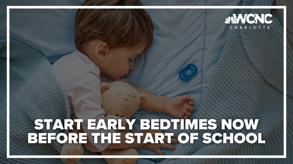 Connect the Dots: Start early bedtimes now before school starts