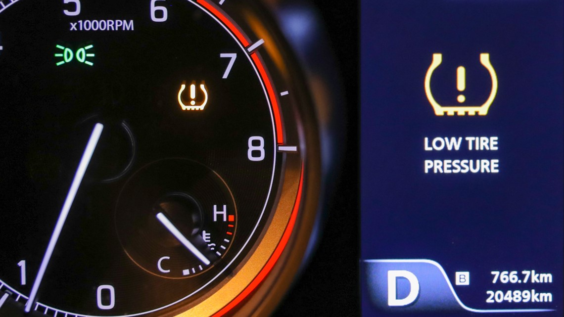 Why is my low tire pressure light on during the cold?
